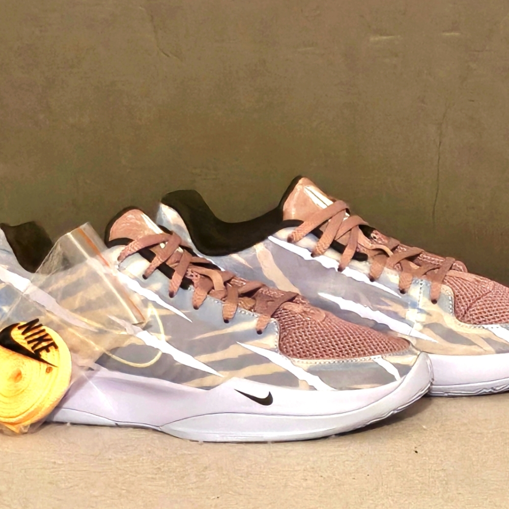 New Nike Ja Morants 2 Induction Midnight Series, M9, Colbalt Bliss/Taupe/Multi - Picture 4 of 6